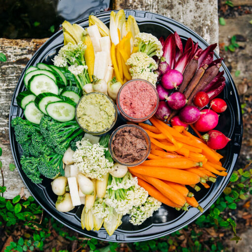 Hummus + Veggie Platter